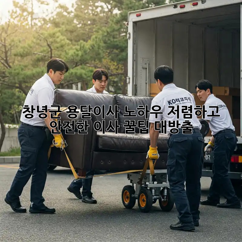 창녕군 용달이사 노하우: 저렴하고 안전한 이사, 꿀팁 대방출! ✨
