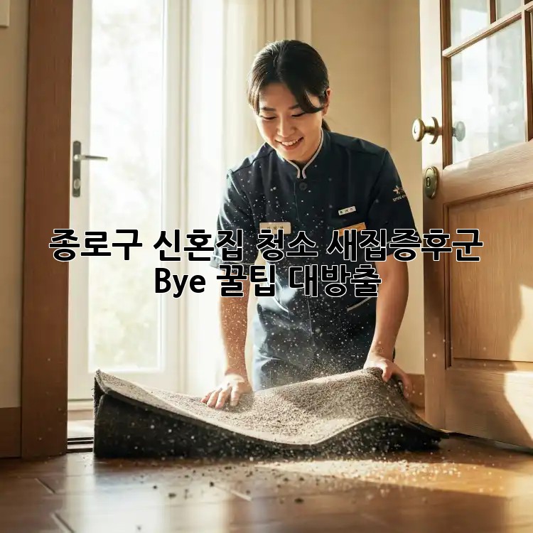 종로구 신혼집 청소✨ 새집증후군 Bye! 꿀팁 대방출🍯