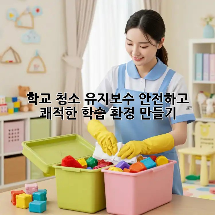 학교 청소 유지보수: 안전하고 쾌적한 학습 환경 만들기