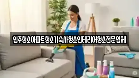 입주청소아파트청소기숙사청소인테리어청소전문업체