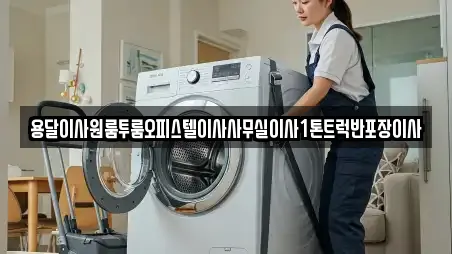 용달이사원룸투룸오피스텔이사사무실이사1톤트럭반포장이사