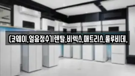 (코웨이,얼음정수기렌탈,비렉스,매트리스,룰루비데,