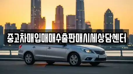 중고차매입매매수출판매시세상담센터