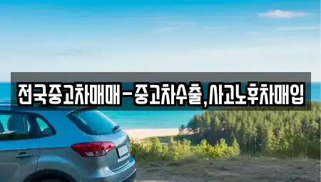 전국중고차매매-중고차수출,사고노후차매입