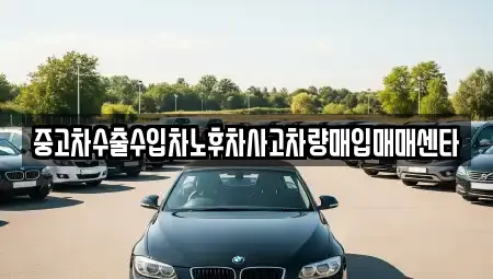 중고차수출수입차노후차사고차량매입매매센타