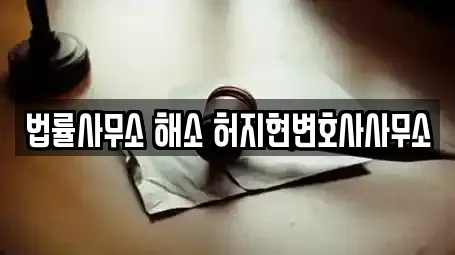 법률사무소 해소 허지현변호사사무소