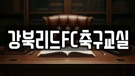 강북리드FC축구교실