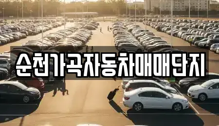 순천가곡자동차매매단지