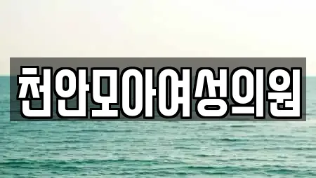 천안모아여성의원