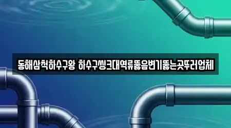 동해삼척하수구왕 하수구씽크대역류뚫음변기뚫는곳뚜러업체