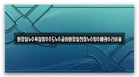 화장실누수욕실방수수도누수공사화장실천장누수방수배관수리비용