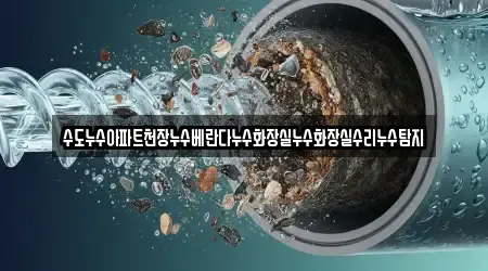 수도누수아파트천장누수베란다누수화장실누수화장실수리누수탐지