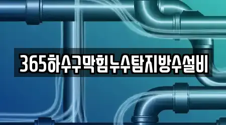 365하수구막힘누수탐지방수설비