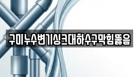 구미누수변기싱크대하수구막힘뚫음