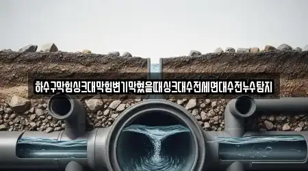 하수구막힘싱크대막힘변기막혔을때싱크대수전세면대수전누수탐지