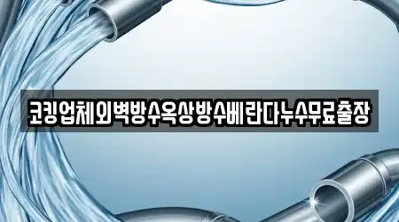 코킹업체외벽방수옥상방수베란다누수무료출장