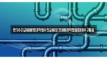 변기수리교체세면대막힘수전교체싱크대배관막혔을때하수구뚫음