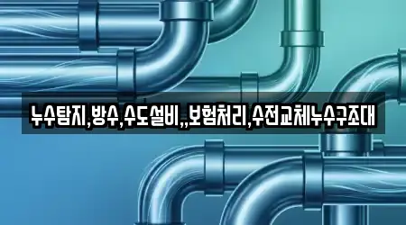 누수탐지,방수,수도설비,,보험처리,수전교체누수구조대