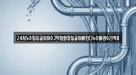 24시누수탐지공사하수구막힘화장실공사베란다누수배관수리역류