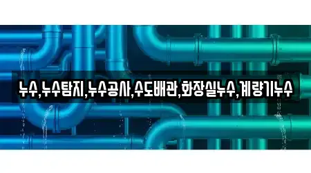 누수,누수탐지,누수공사,수도배관,화장실누수,계량기누수