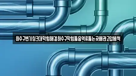 하수구변기싱크대막힘해결하수구막힘뚫음역류뚫는곳배관고압세척