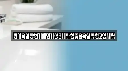 변기욕실양변기세면기싱크대막힘뚫음욕실막힘고압세척