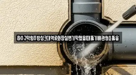 하수구막힘주방싱크대역류화장실변기막혔을때뚫기배관청소뚫음