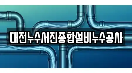 대전누수서진종합설비누수공사