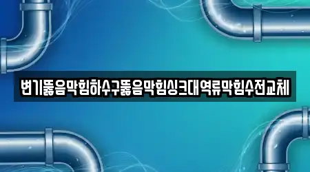 변기뚫음막힘하수구뚫음막힘싱크대역류막힘수전교체