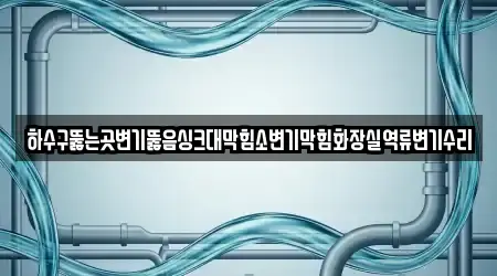 하수구뚫는곳변기뚫음싱크대막힘소변기막힘화장실역류변기수리