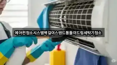에어컨청소시스템벽걸이스탠드통돌이드럼세탁기청소