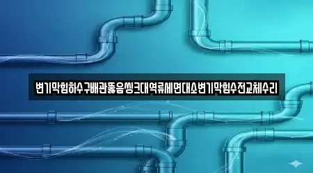 변기막힘하수구배관뚫음씽크대역류세면대소변기막힘수전교체수리