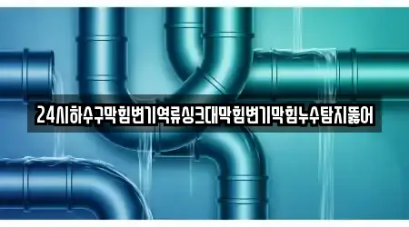 24시하수구막힘변기역류싱크대막힘변기막힘누수탐지뚫어