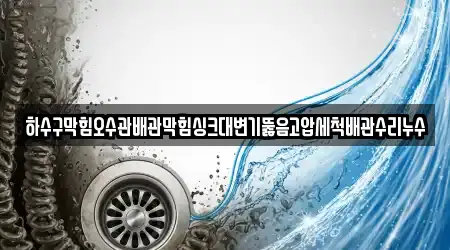 전남 광양 금호동 배관 뚫음 도보권 4곳 전남 광양 금호동 배관 뚫음 도보권 4곳