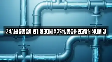 24시출동뚫음이변기싱크대하수구막힘뚫음배관고압세척내시경