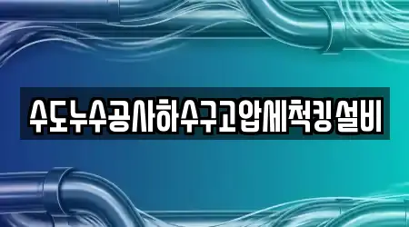 수도누수공사하수구고압세척킹설비