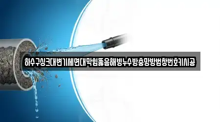 하수구싱크대변기세면대막힘뚫음해빙누수방충망방범창번호키시공