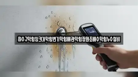 하수구막힘싱크대막힘변기막힘배관막힘정화조배수막힘누수설비
