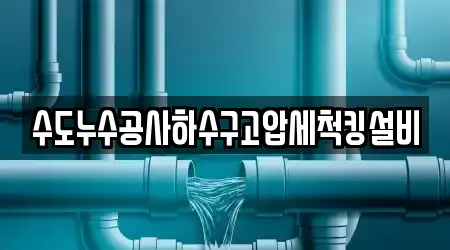 수도누수공사하수구고압세척킹설비