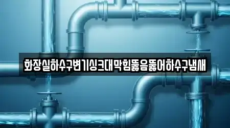 화장실하수구변기싱크대막힘뚫음뚫어하수구냄새