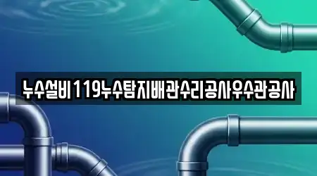 누수설비119누수탐지배관수리공사우수관공사