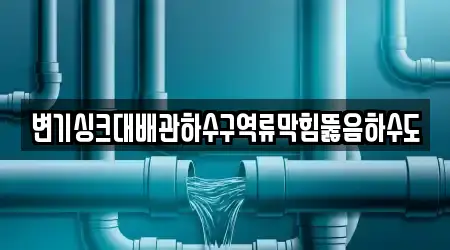 변기싱크대배관하수구역류막힘뚫음하수도