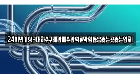 24시변기싱크대하수구배관배수관역류막힘뚫음뚫는곳뚫는업체
