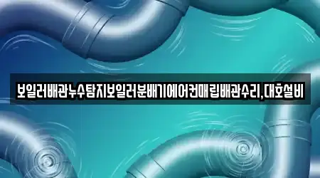 보일러배관누수탐지보일러분배기에어컨매립배관수리,대호설비