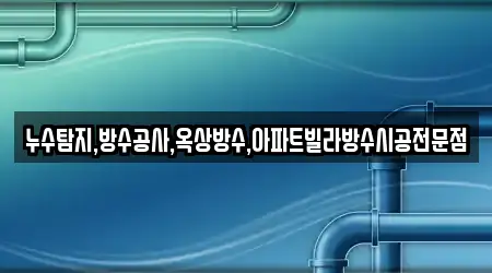 누수탐지,방수공사,옥상방수,아파트빌라방수시공전문점