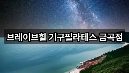 즉시 연결: 금곡동 필라테스 5곳