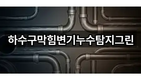 하수구막힘변기누수탐지그린