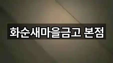 화순새마을금고 본점