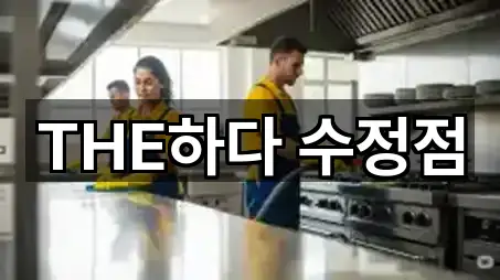 THE하다 수정점
