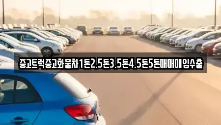 강원 강릉시 성내동 중고차매입 전문 중고트럭중고화물차1톤2.5톤3.5톤4.5톤5톤매매매입수출